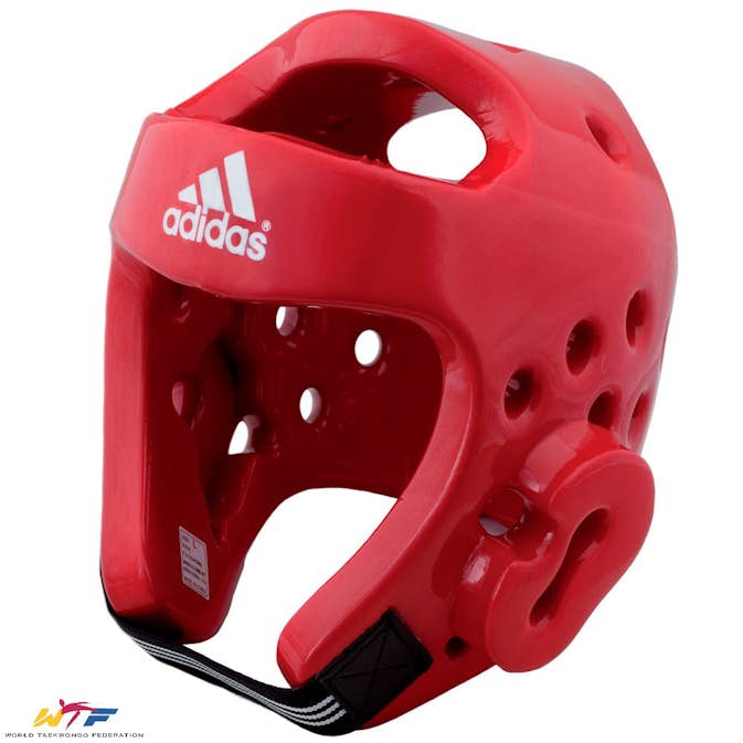 Huvudskydd Taekwondo Adidas WTF Röd